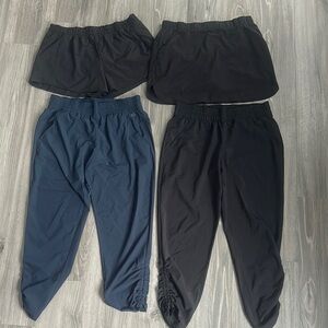 CALIA by Carrie Underwood Black and Blue Athletic Shorts